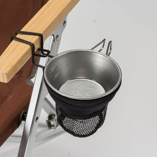 Snow Peak Low Chair Cup Holder Black