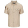 Amundsen Mens Safari Linen Short Sleeve G. Dyed Shirt