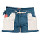 Amundsen Sports Womens 3 Incher Concord Shorts Faded Blue/Natural Medium