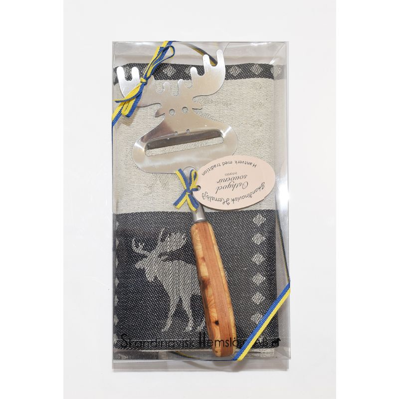 Skandinavisk Hemslojd Tea Towel + Cheese Slice