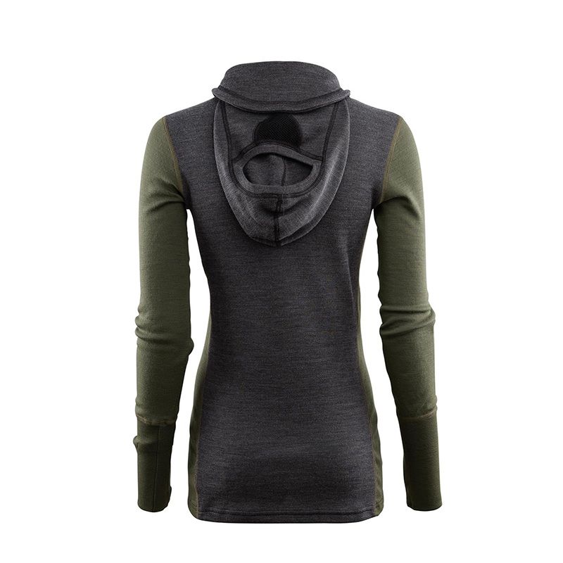 Aclima Womens WarmWool Hooded Sweater W/Zip