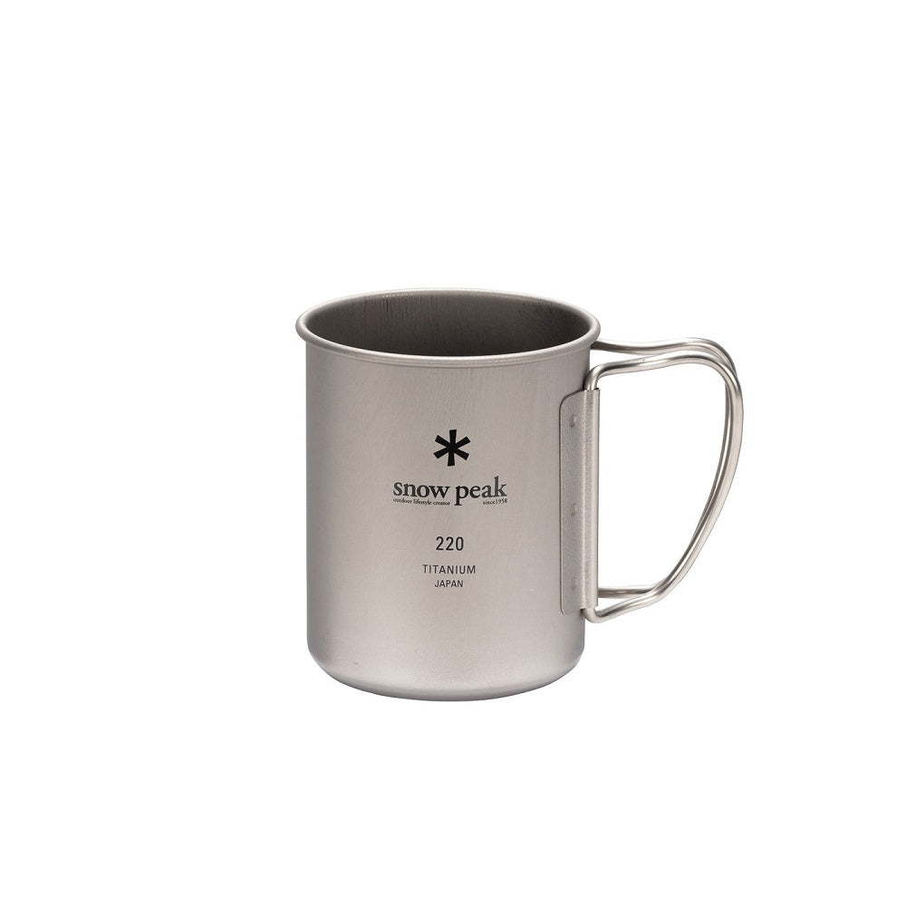 Snow Peak Titanium Single Wall 220 Mug