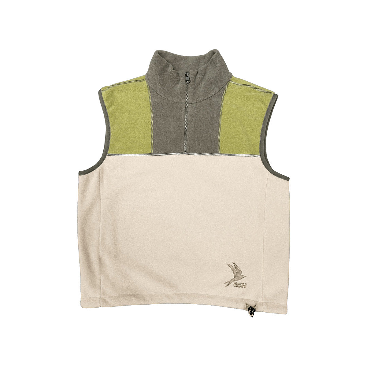 66 North Womens Kria Cropped Zipneck Vest