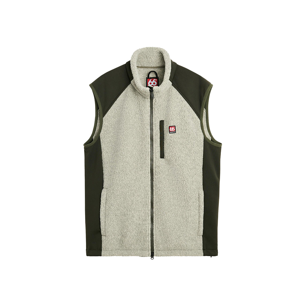 66 North Mens Tindur Shearling Vest