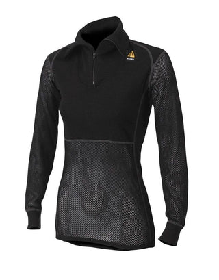 Aclima Womens WoolNet Polo With Zip