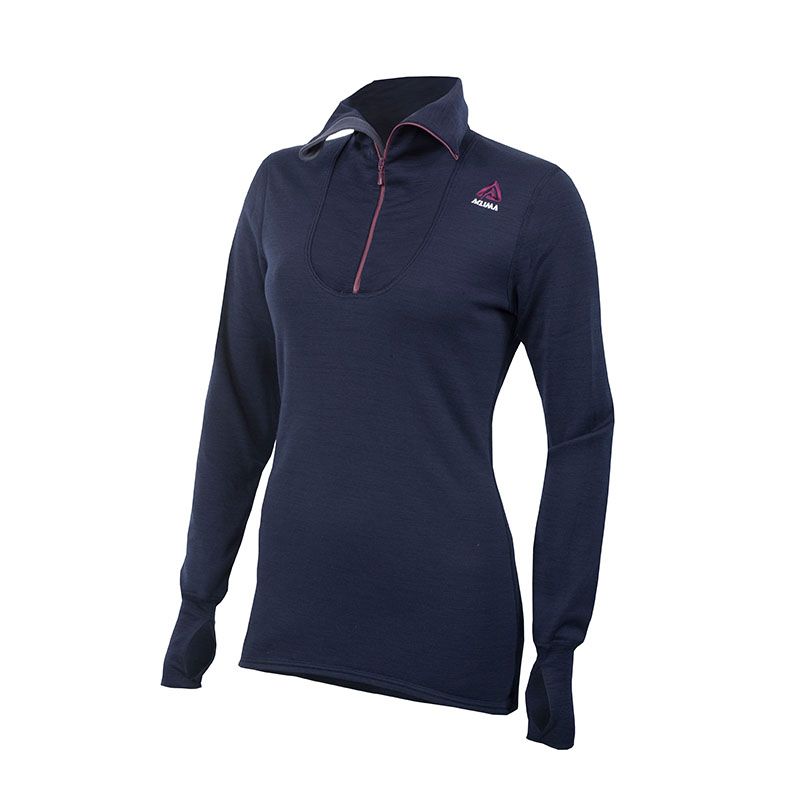 Aclima Womens DoubleWool Polo with Zip