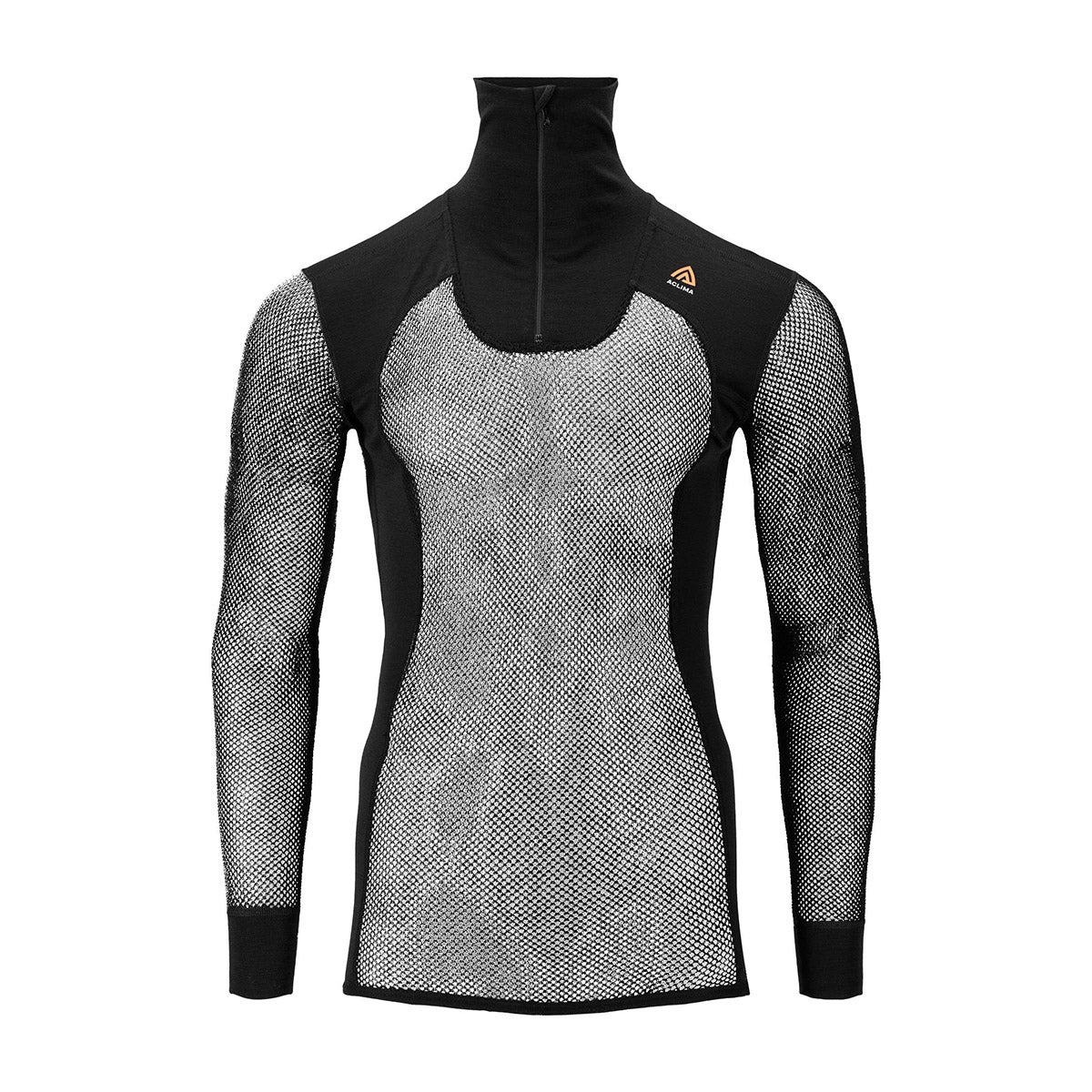 Aclima Mens WoolNet Polo With Zip