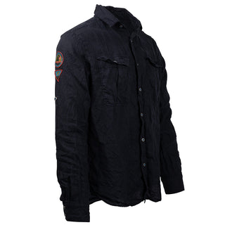Amundsen Sports Mens Safari Linen Shirt G. Dyed