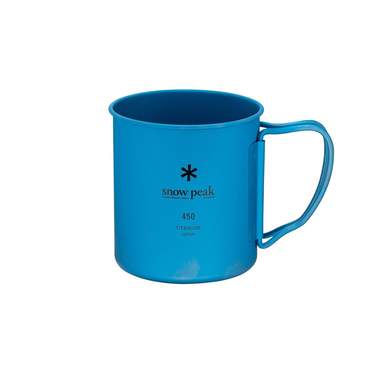 Snow Peak Titanium Single Wall 450 Anodized Mug