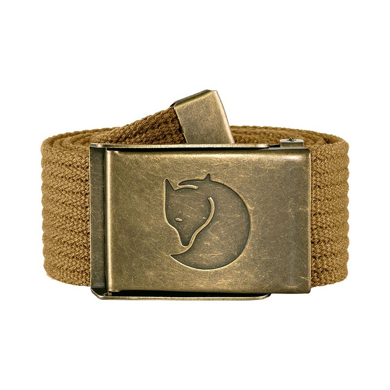 Fjallraven Brass Buckle Canvas Belt