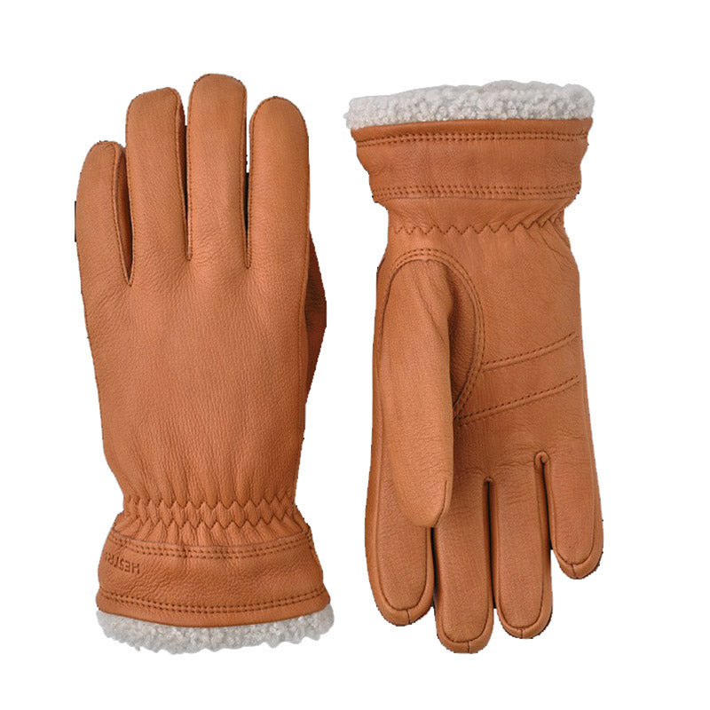 Hestra Womens Buvika Deerskin 5 finger