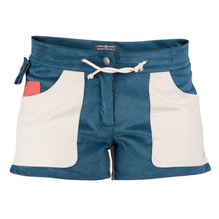 Amundsen Sports Womens 3 Incher Concord Shorts Faded Blue/Natural Medium