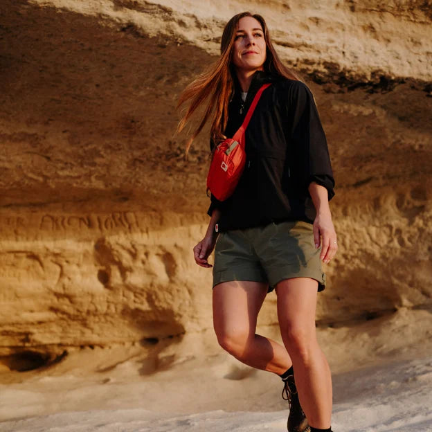 A woman wearing Fjallraven High Coast gear for the Fjallraven Buyer's Guide