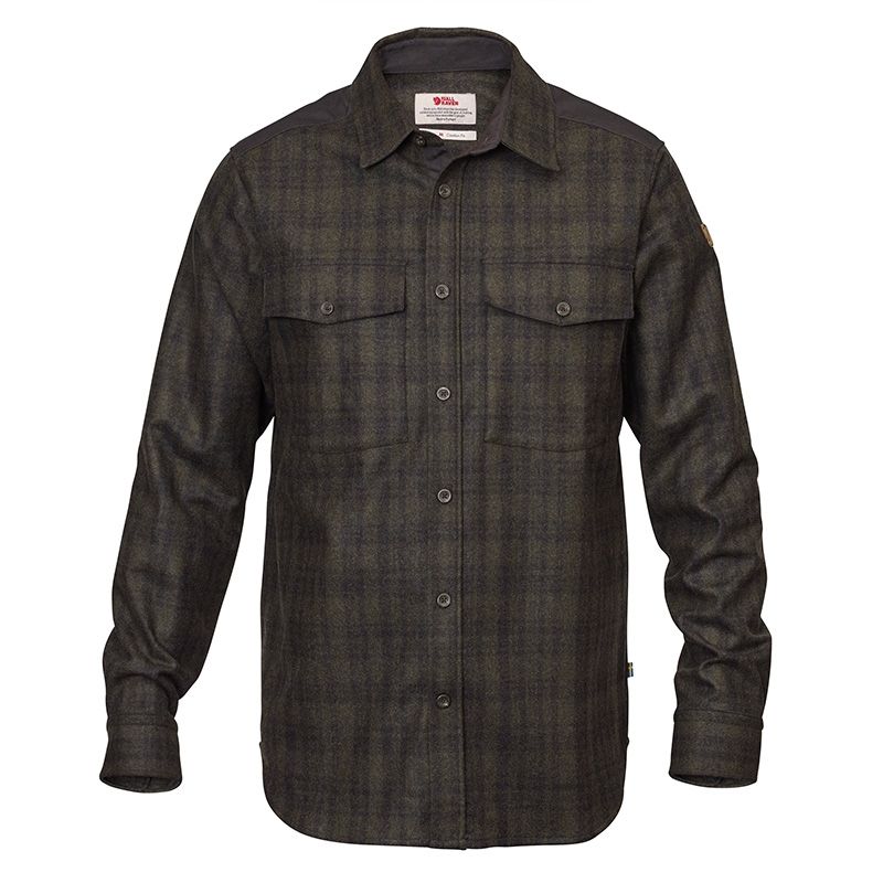 Fjällräven Men's Ovik Re-Wool Shirt - Long Sleeved