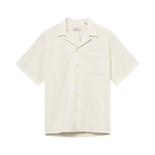 Forét Mens Seersucker Short Sleeved Shirt