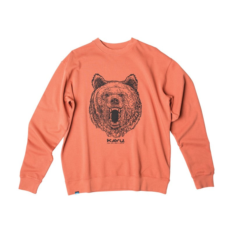 Kavu Mens Core Crew Sweater Bear