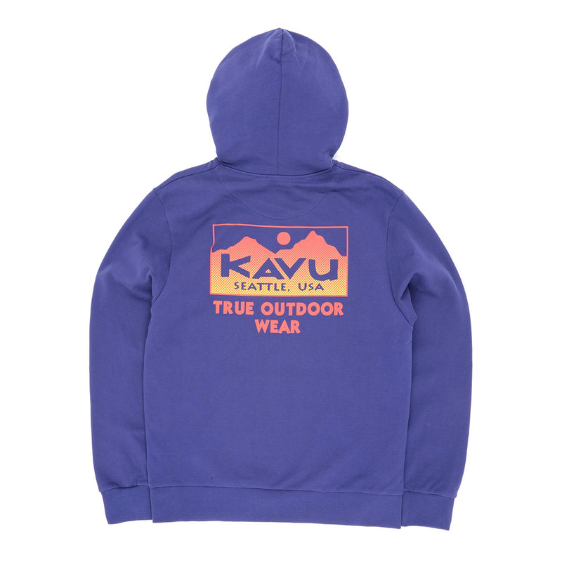 KAVU Mens True Gradient Hoodie Nordic Outdoor
