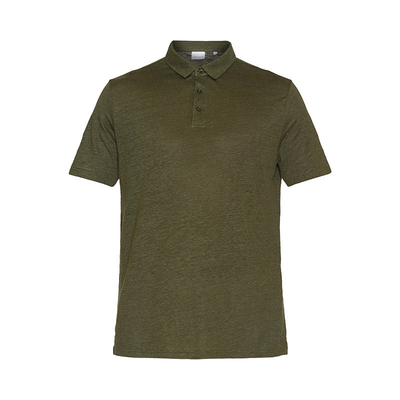 Knowledge Cotton Mens Linen Polo