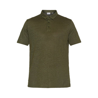 Knowledge Cotton Herren Leinen-Polo