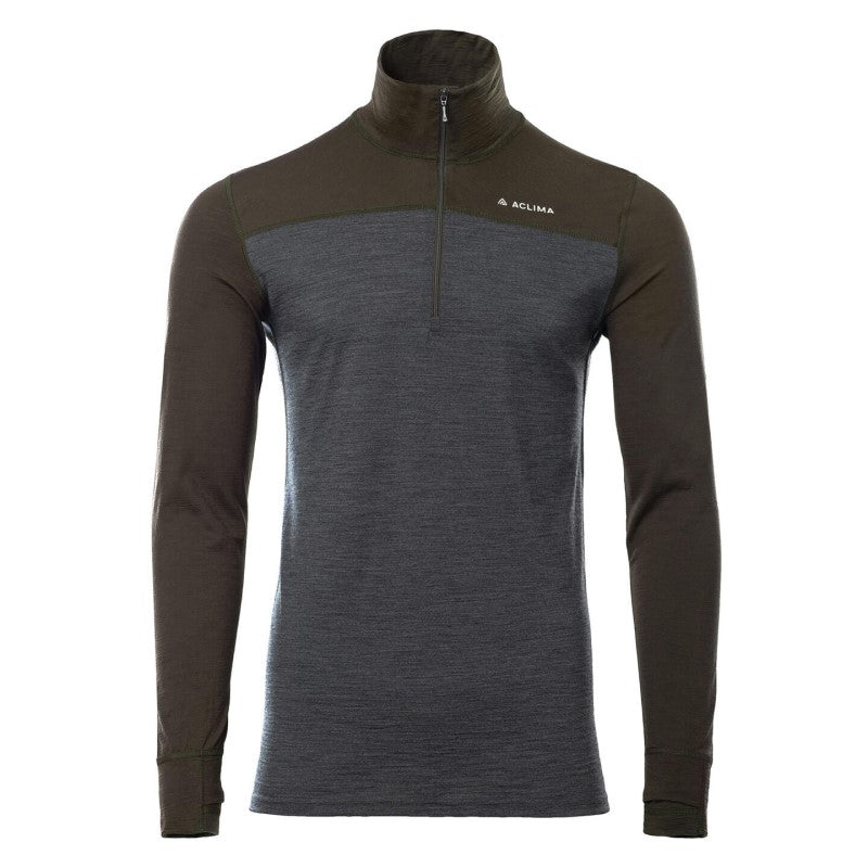 Aclima Mens LightWool 180 Polo W/Zip