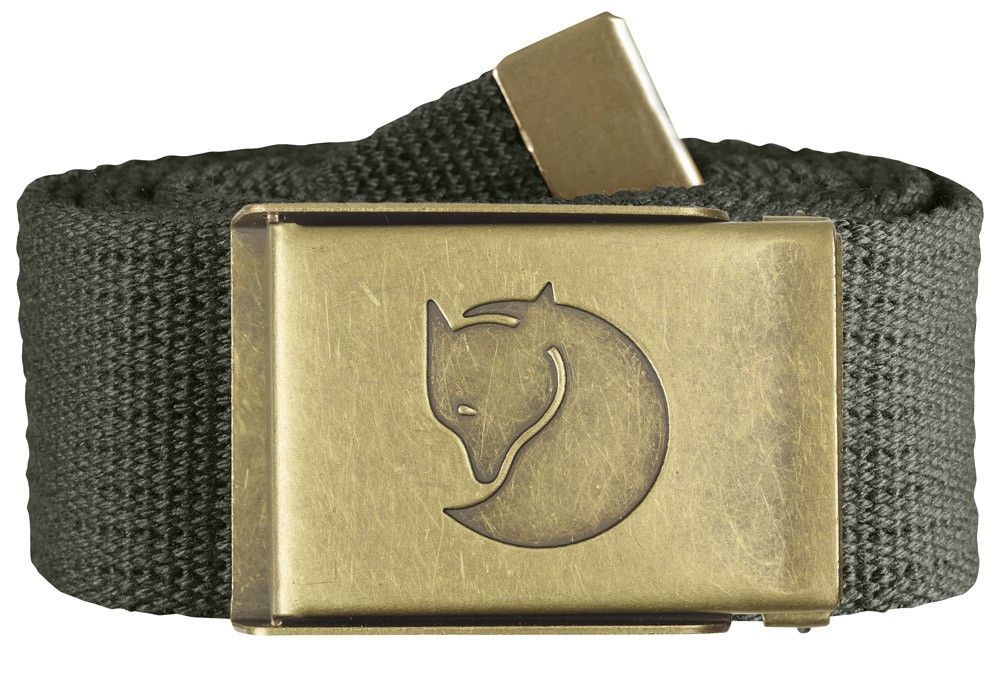 Fjallraven Brass Buckle Canvas Belt