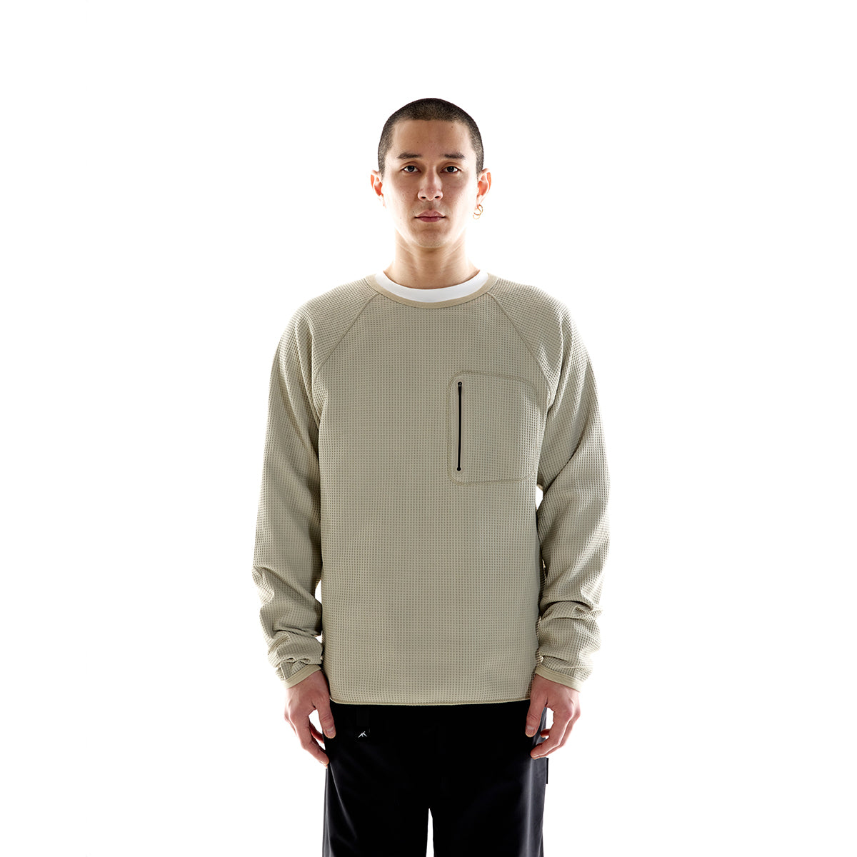 Purple Mountain Observatory Waffle Long Sleeve Tee