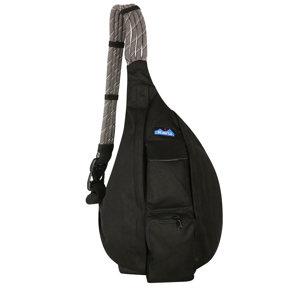 KAVU Rope Bag - Sling Pack for Hiking, Camping, and Commuting - Cactus Bloom並行輸入 Kavu Rope Sling Bag - Black