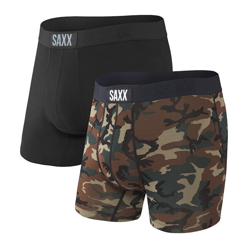 SAXX Mens Vibe Super Soft Boxer Brief 2-pack