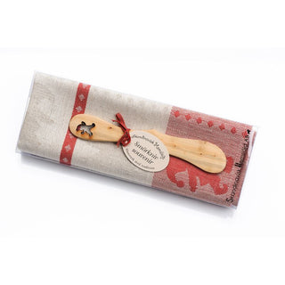 Gift Set Tea Towel + Butter Knife