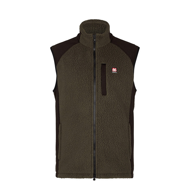 66 North Mens Tindur Shearling Vest