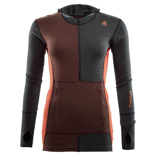 Aclima Womens WarmWool Hooded Sweater With Zip