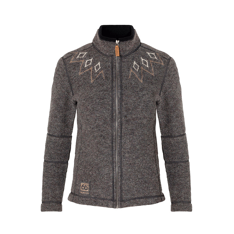 66 North Womens Kaldi Wool Sweater Jacket