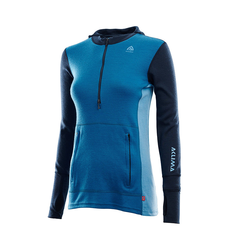 Aclima Womens WarmWool Hooded Sweater W/Zip