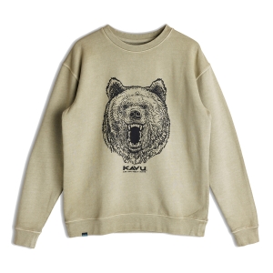 Kavu Mens Core Crew Sweater Bear