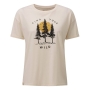 Tentree Womens Your Wild Relaxed T-shirt White Product Front
