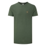 Tentree Mens Hemp V-Neck T-shirt Green