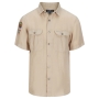 Amundsen Mens Safari Linen Short Sleeve G. Dyed Shirt