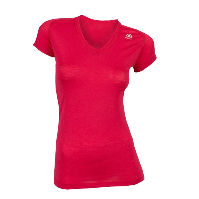 Aclima Womens LightWool V-Neck T-Shirt 