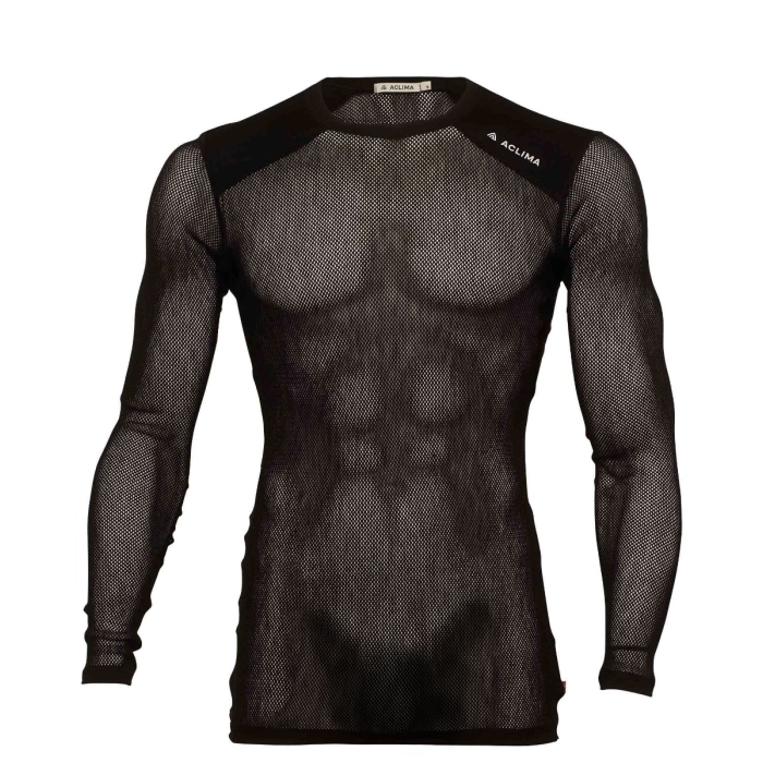 Aclima Mens WoolNet Light Crewneck