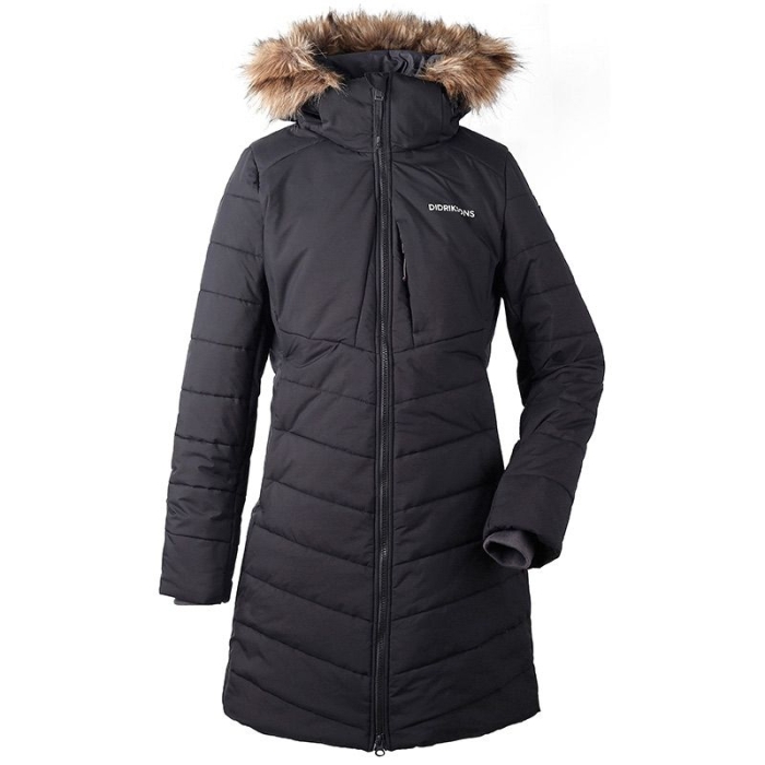 Didriksons Womens Natasha Padded Parka Black