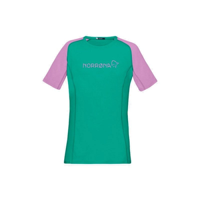 Norrona Womens Fjora Equaliser Lightweight T Shirt Nordic Outdoor