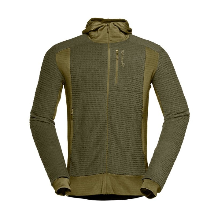 Norrona Mens Falketind Alpha120 Zip Hood Nordic Outdoor