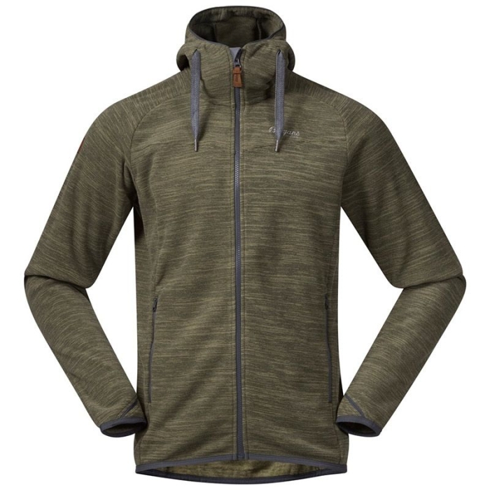 Bergans Mens Hareid Fleece Jacket Seaweed