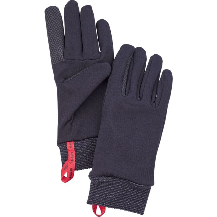 Hestra Touch Point Active 5 Finger Gloves - Jet Black