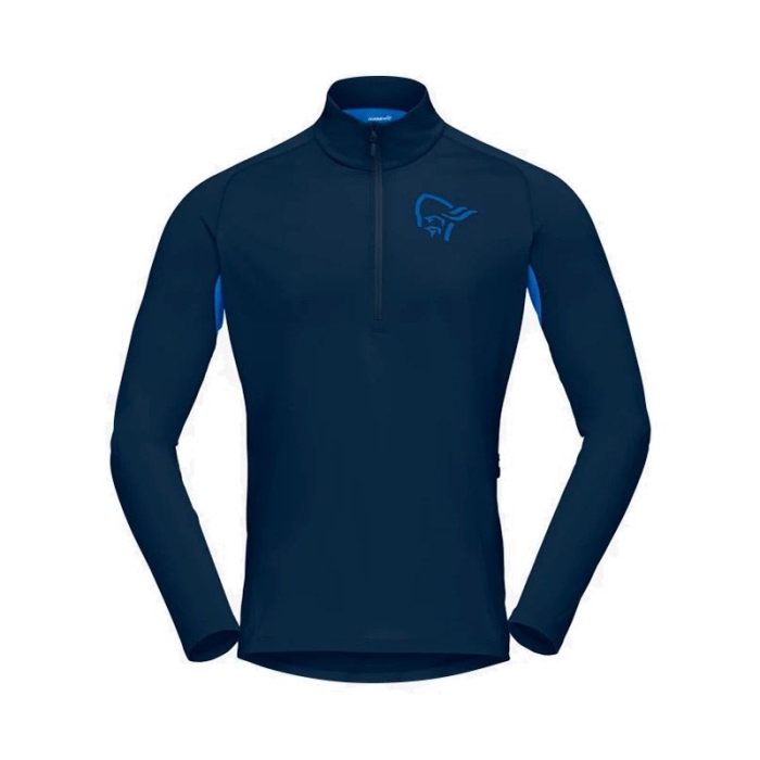 Noronna Mens Fjora Equaliser Long Sleeve Zip Top