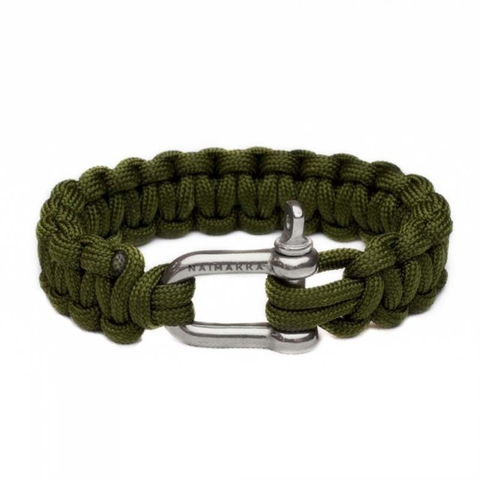 Naimakka Paracord Bracelet Camo Green