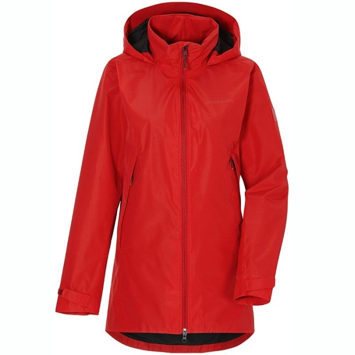 Didriksons Womens Noor Parka Red