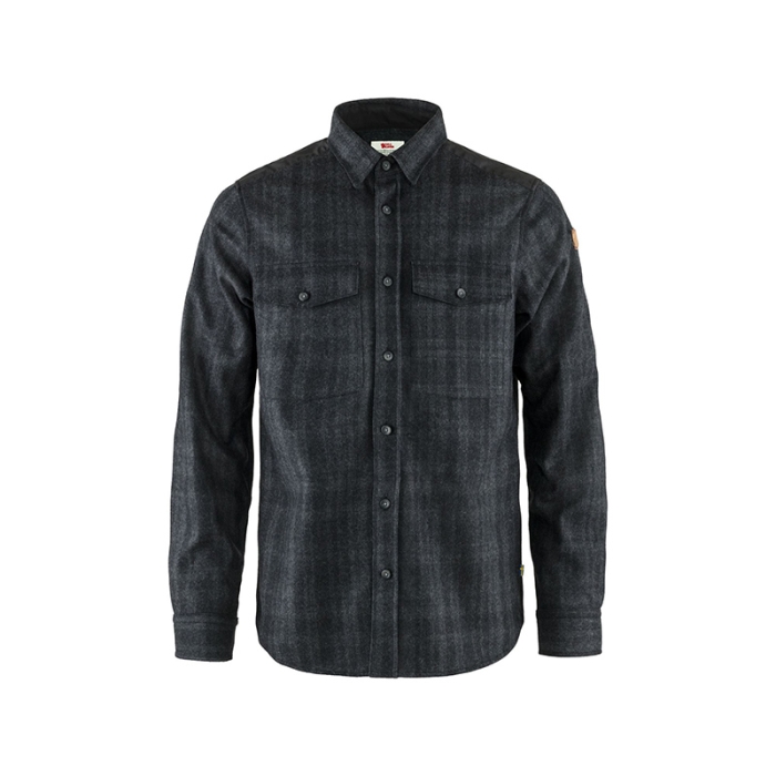 Fjällräven  Men's Ovik Re-Wool Shirt - Long Sleeved