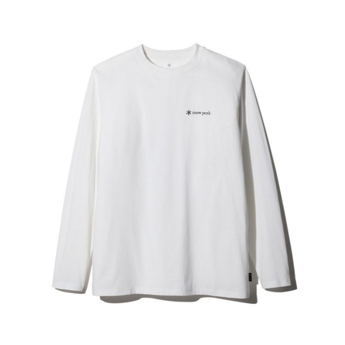 Snow Peak Printed Solid Stake Longsleeve T-Shirt