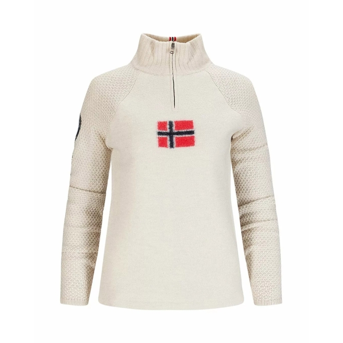 Amundsen Sports Womens Boiled Ski Sweater(Flag)
